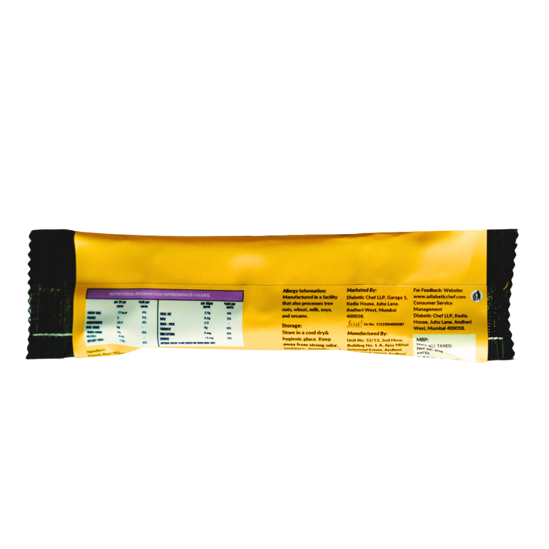 Crunchy Protein Bar | Low GI | Millets | Vegan (Pack of 5)