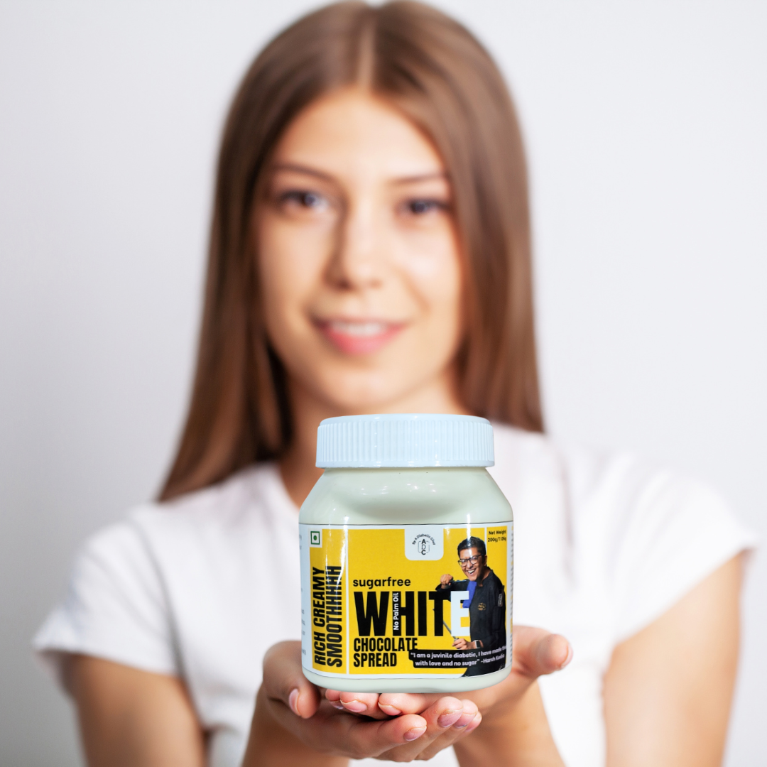 ADC Sugar Free White Chocolate Spread (No Palm Oil, No Sugar) 200g