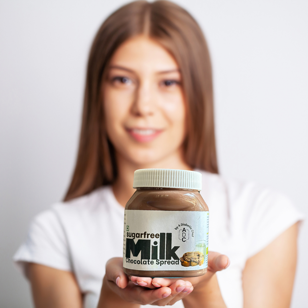 ADC Sugar Free Milk Chocolate Spread (No Palm Oil, No Sugar) 200g