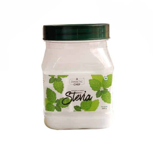 Sugarfree Stevia Powder | Natural Stevia Sweetener Made From Stevia Leaves | A Diabetic Chef, 200g