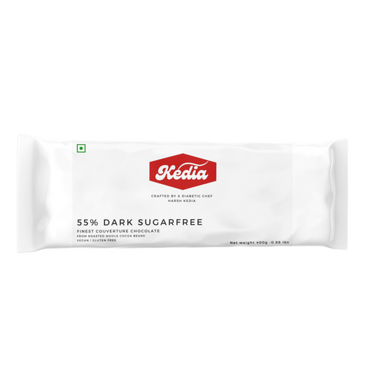 Sugar Free Baking Chocolate (55% Cocoa) Vegan | Gluten Free | Healthy | 1kg