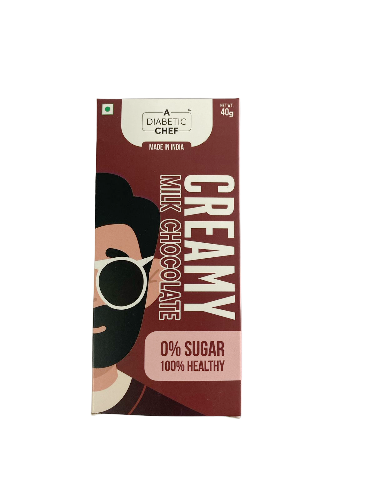 Creamy Milk Chocolate | A Diabetic Chef | Vegan, 40g
