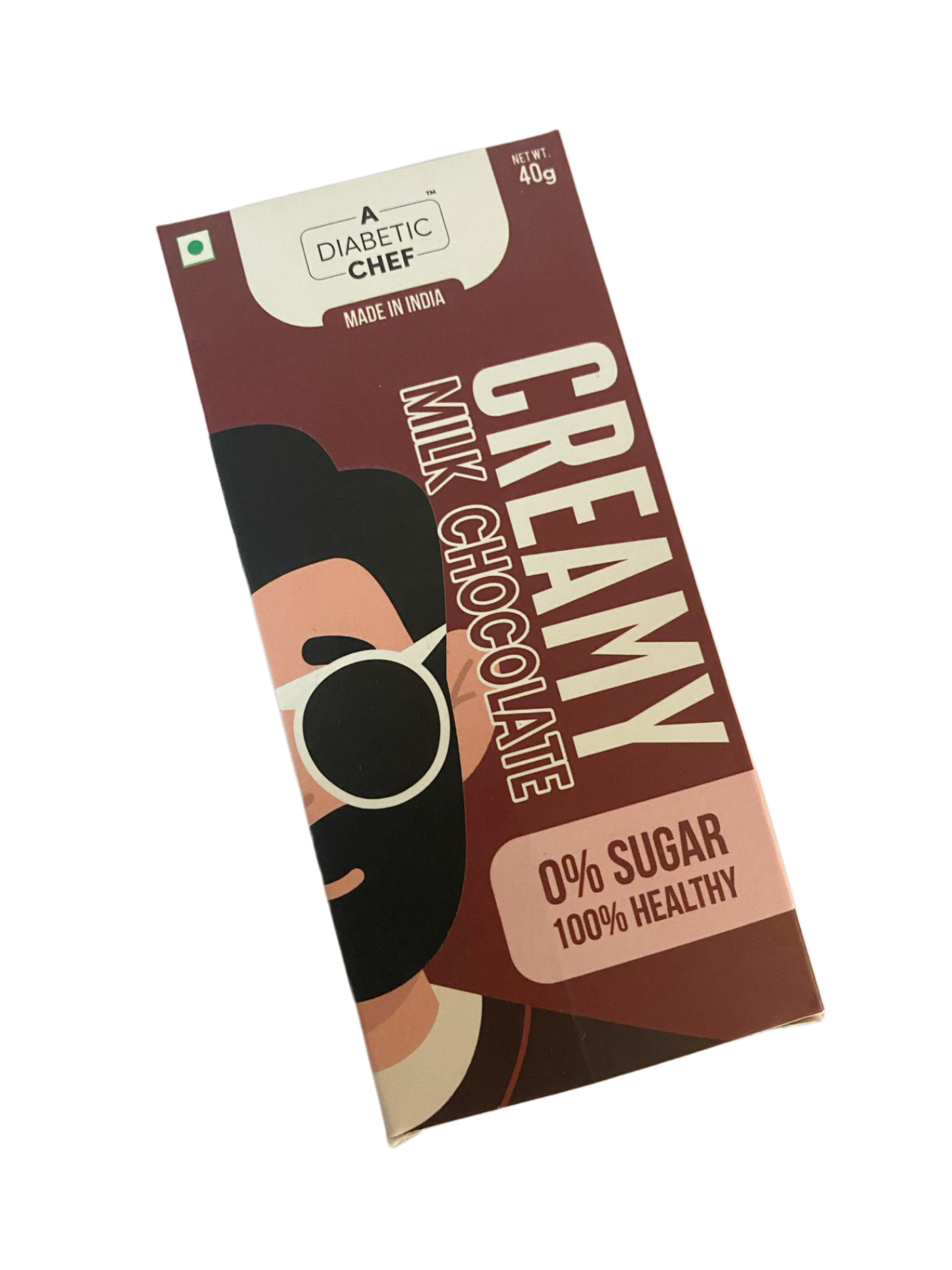 Creamy Milk Chocolate | A Diabetic Chef | Vegan, 40g