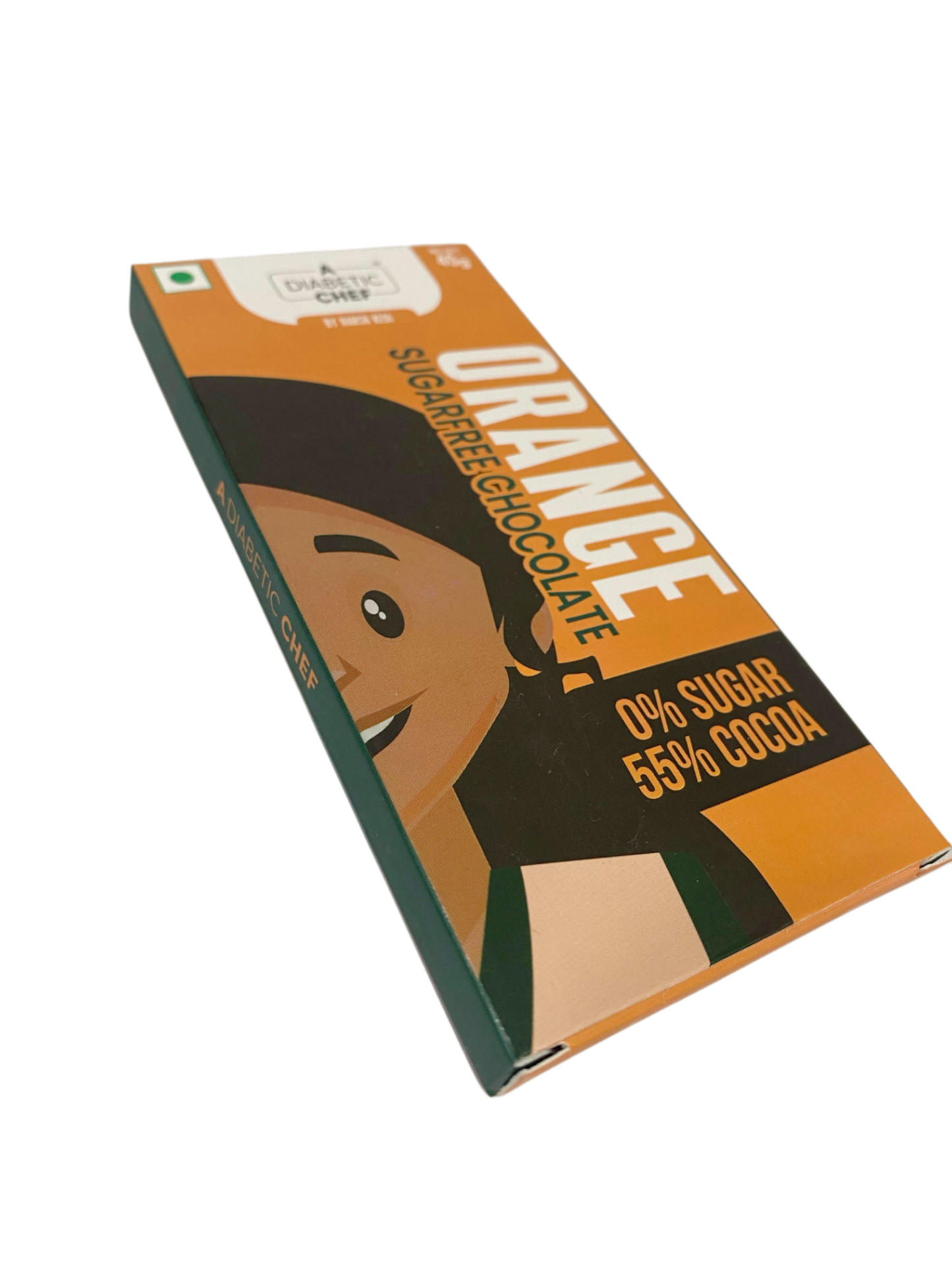 Orange Sugar-Free Chocolate | A Diabetic Chef | Vegan, 40g