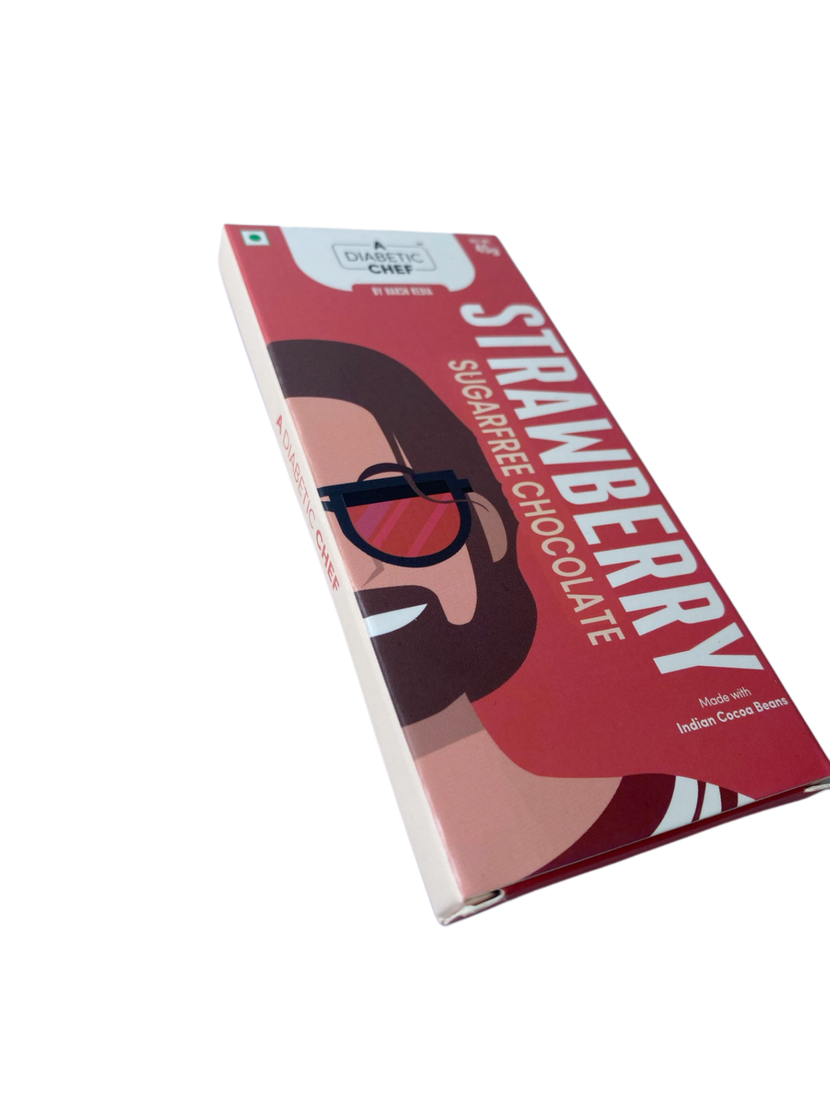 Strawberry Sugar-Free Chocolate | A Diabetic Chef | Vegan, 40g