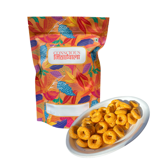 Roasted Jalapeno Cheese Rings- Conscious Mitthaiwalla | No Palm Oil | 100% Roasted | Pack of 2